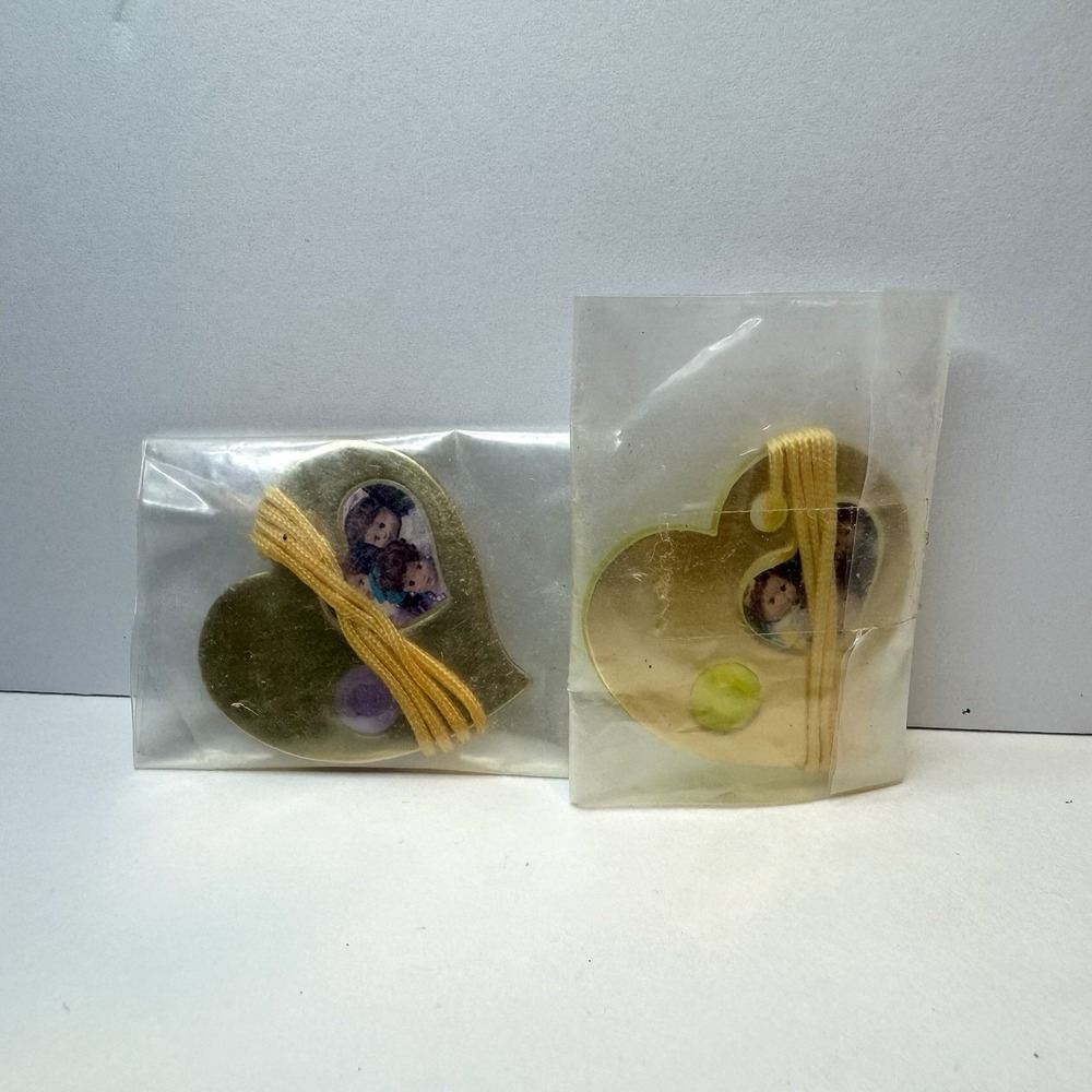 Kenner Always Sisters Heart Locket Necklaces 1988